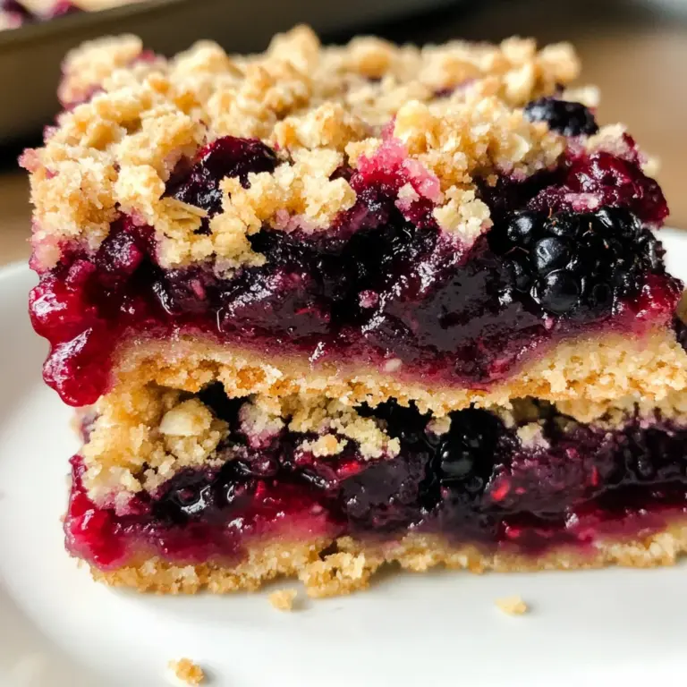 Vegan Berry Crumble Bars