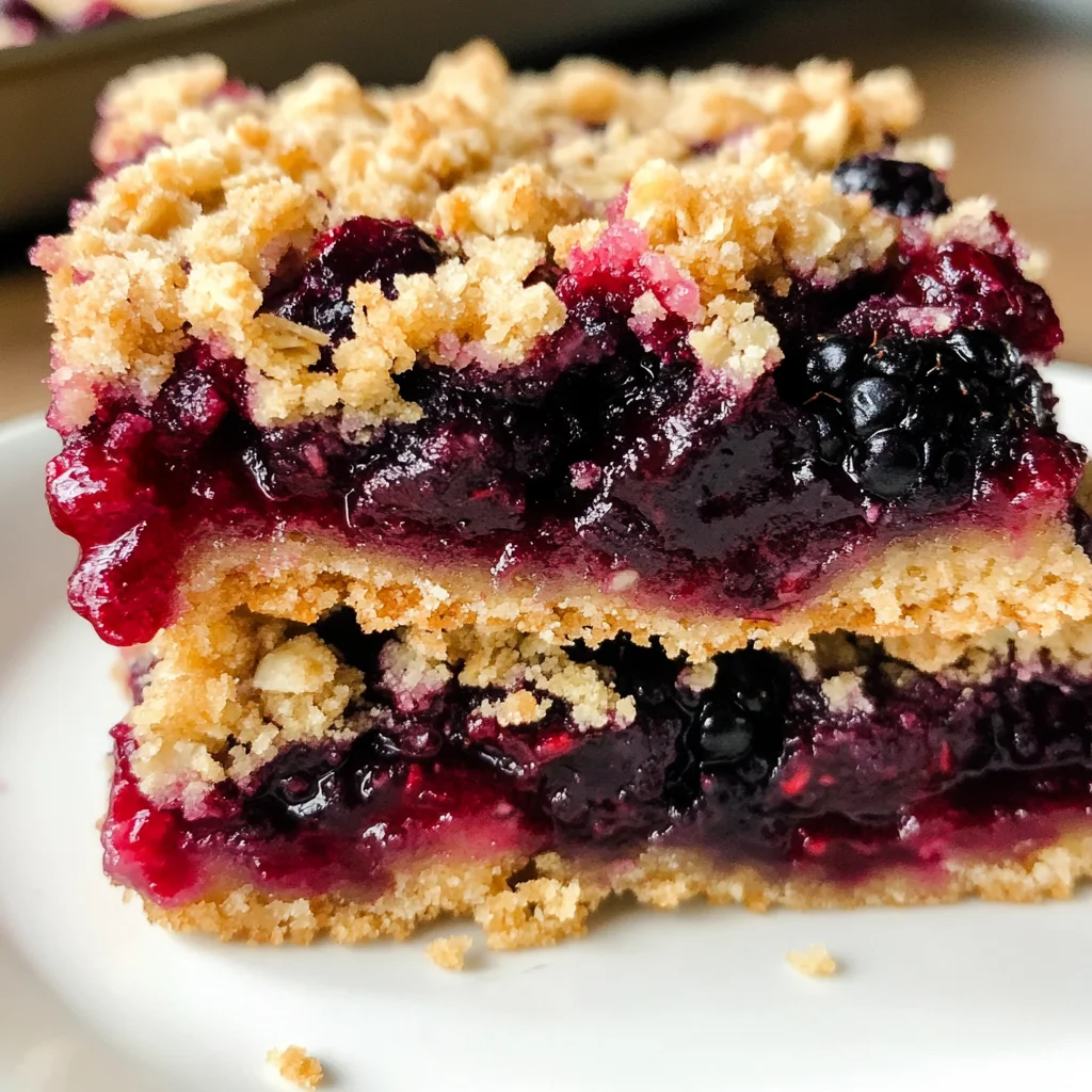 Vegan Berry Crumble Bars