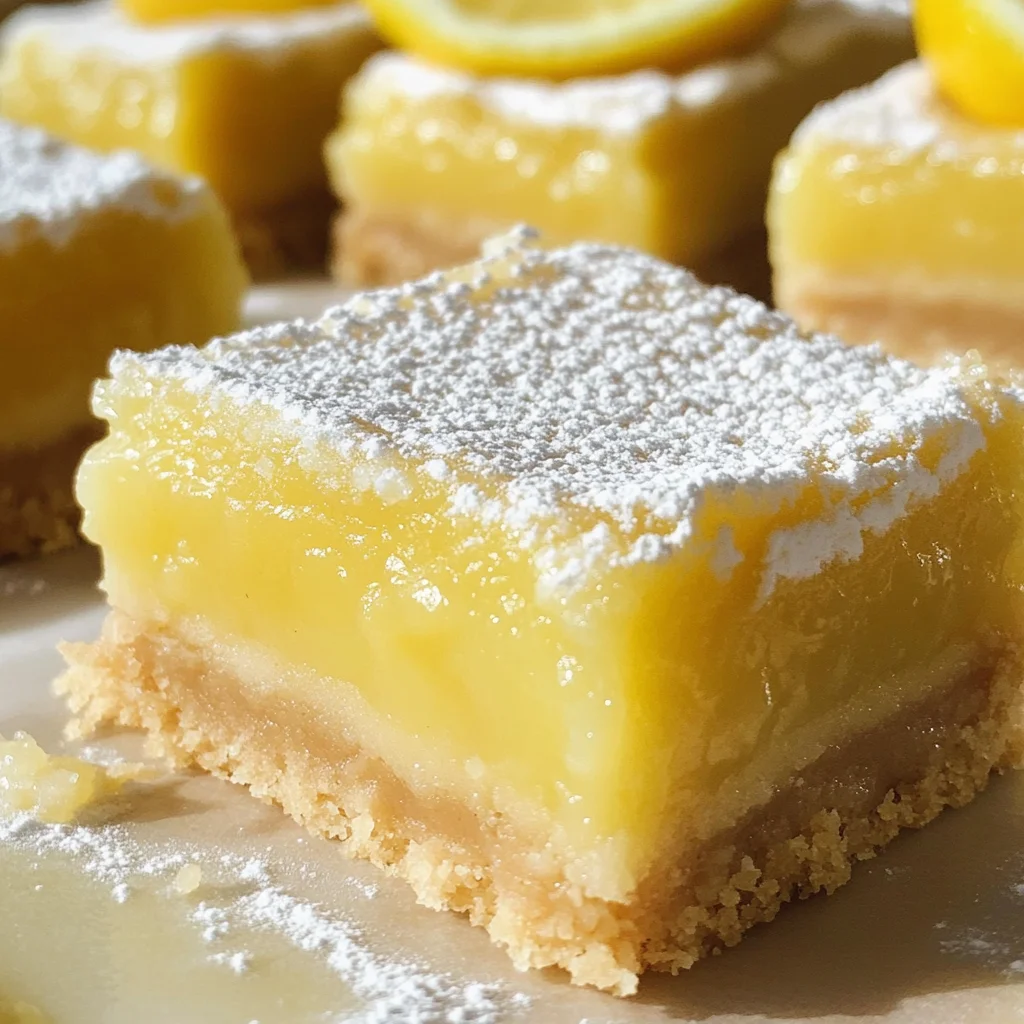 Vegan Lemon Bar Recipe