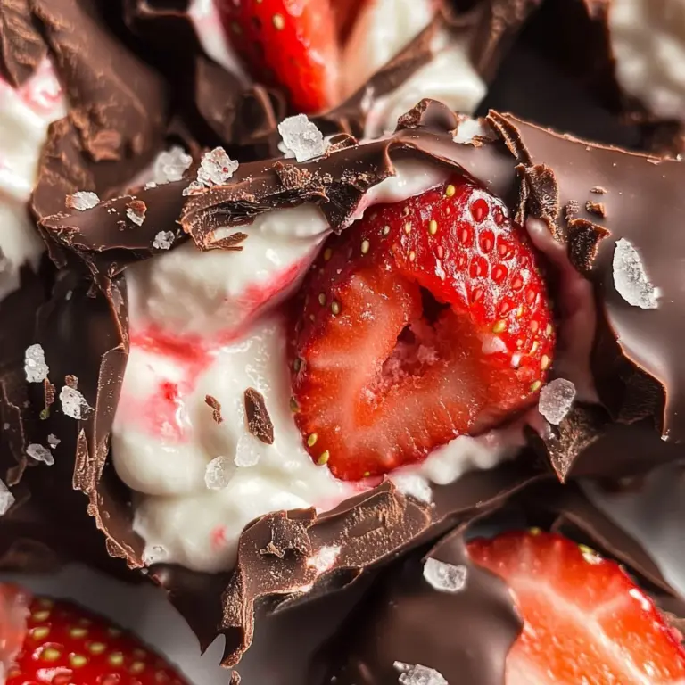 Chocolate Strawberry Yogurt Clusters (Viral Recipe!)