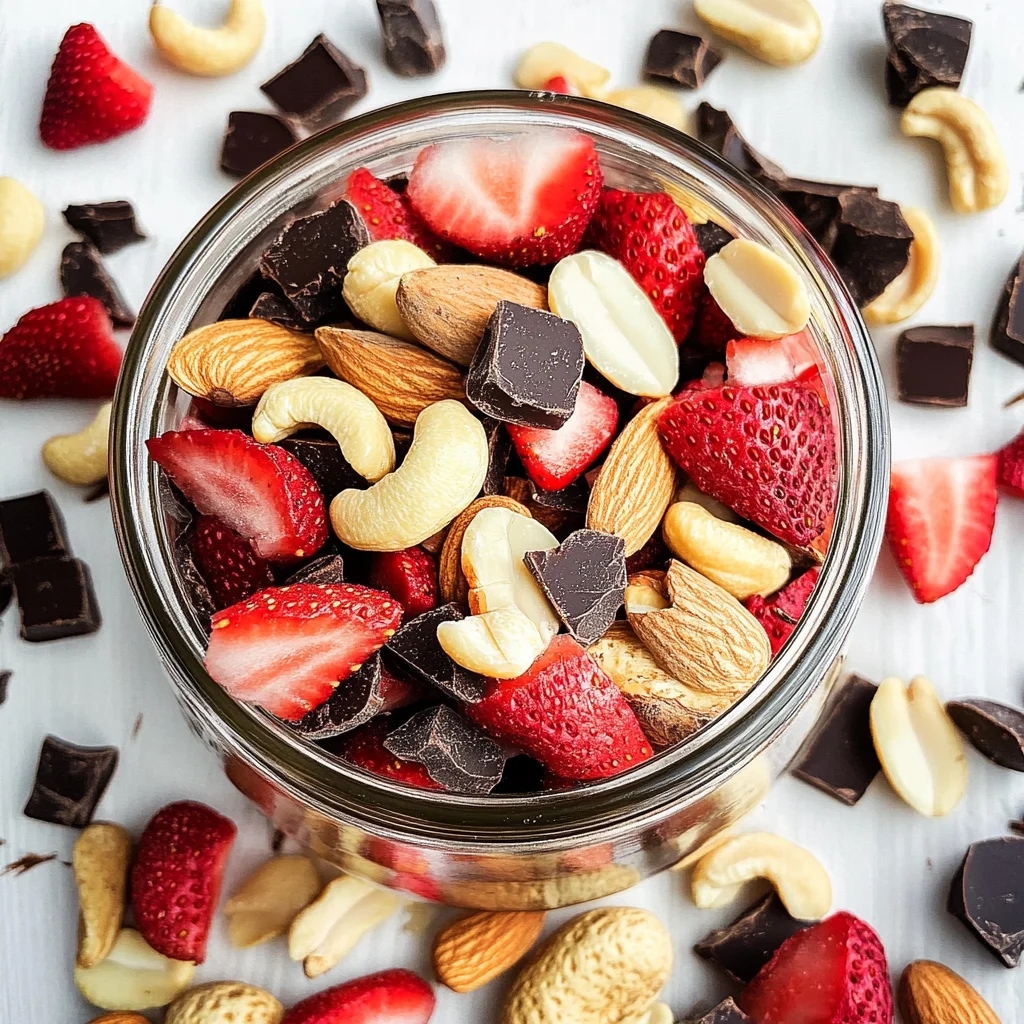 Dark Chocolate Trail Mix Recipe {Heart Healthy}