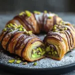 Easy Pistachio Chocolate Croissant Recipe | Homemade French Treat