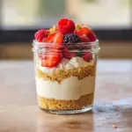 High Protein Cheesecake Jars Recipe