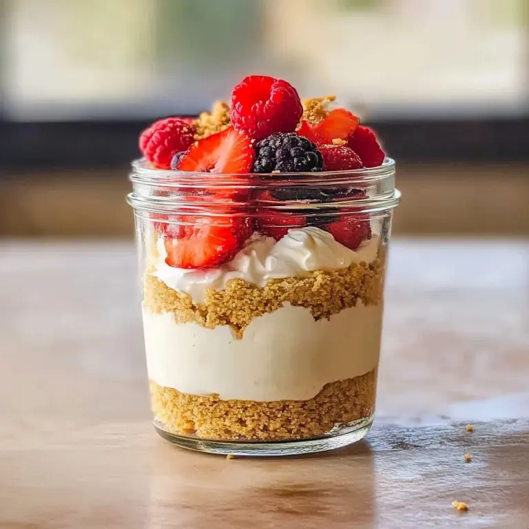 High Protein Cheesecake Jars Recipe