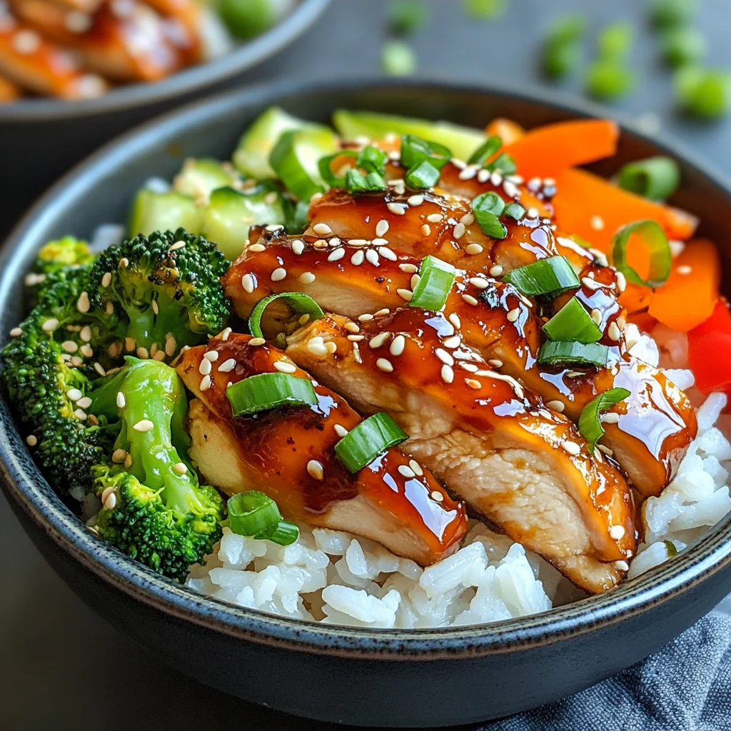 Teriyaki Chicken Rice Bowl (amazing Recipe)